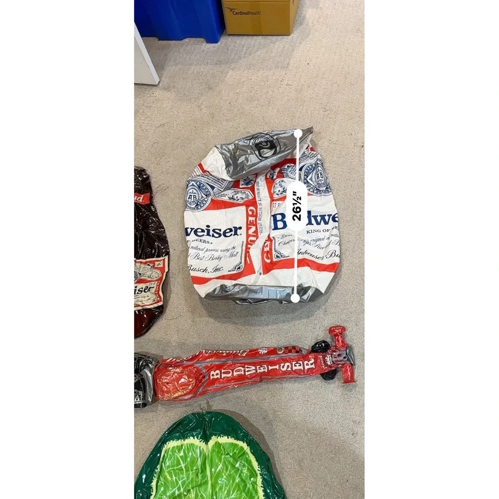 Vintage‎ Budweiser Inflatable Blowup Bar Decors Lot
